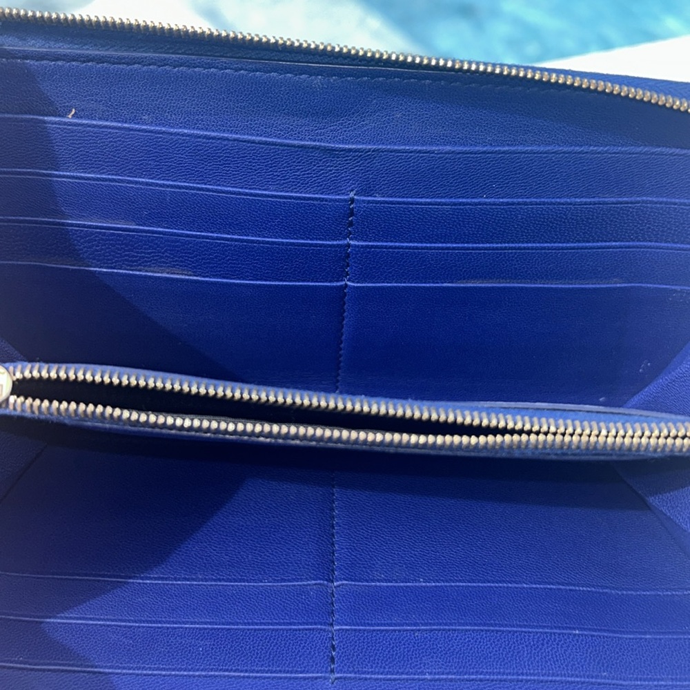 Celine Large Zip Around Multifunction Bicolor Lea… - image 6